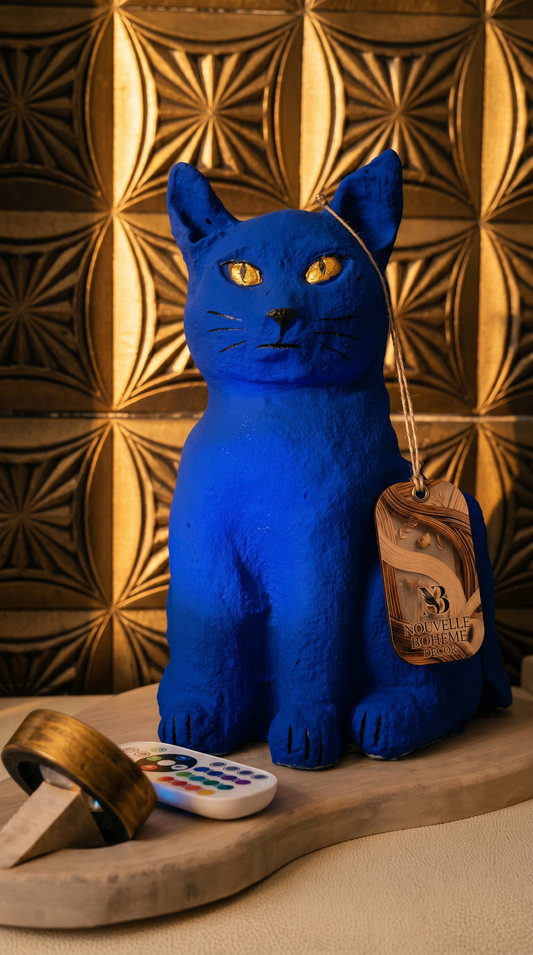 Yves Klein’s Cat Sunset Lamp
