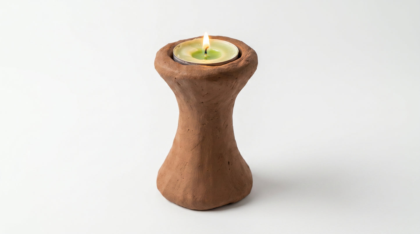 The ARHETIP Trilogy Set | Sculptural Handcrafted Tealight Holders | Nouvelle Bohème