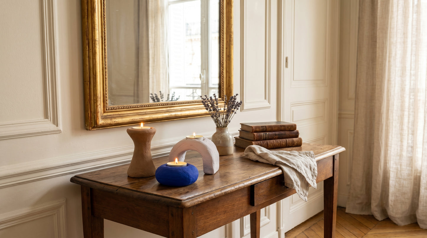 The ARHETIP Trilogy Set | Sculptural Handcrafted Tealight Holders | Nouvelle Bohème